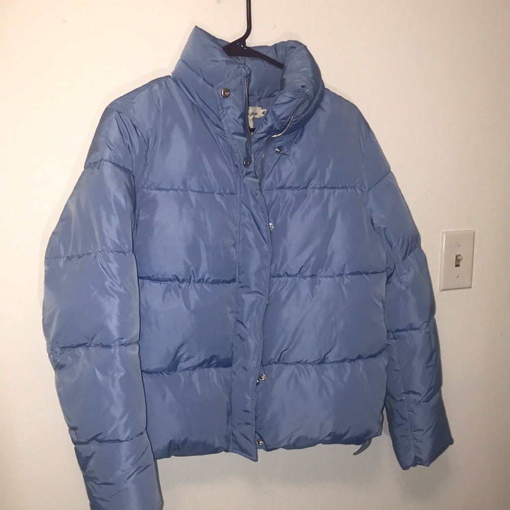 Baby Blue Puffy Jacket!!